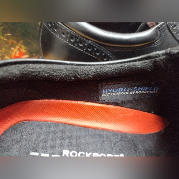 Nice Dress Shoes Men's Size 7.5 Rockport Waterproof Hydro Shield Pre-owned - Picture 5 of 6